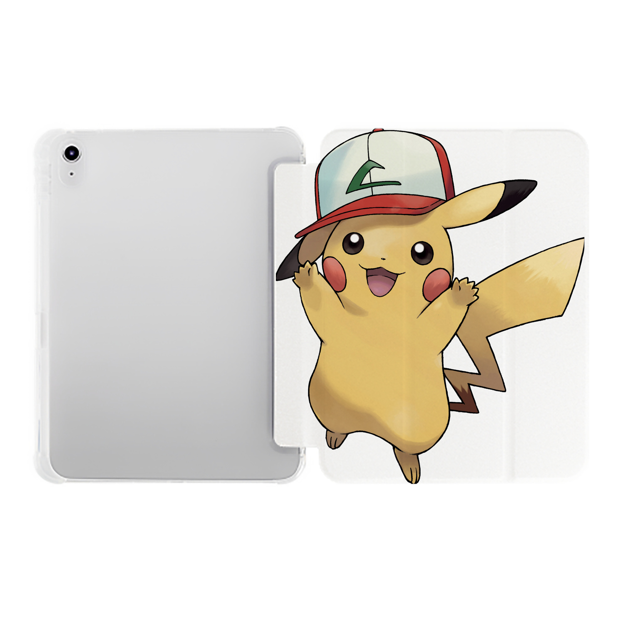 （画像用） ポケットモンスター Pokémon IPad ケース ペン収納付き 三つ折りスタンド PUレザー×シリコン 対応機種9.5/10.5/10.9インチ
